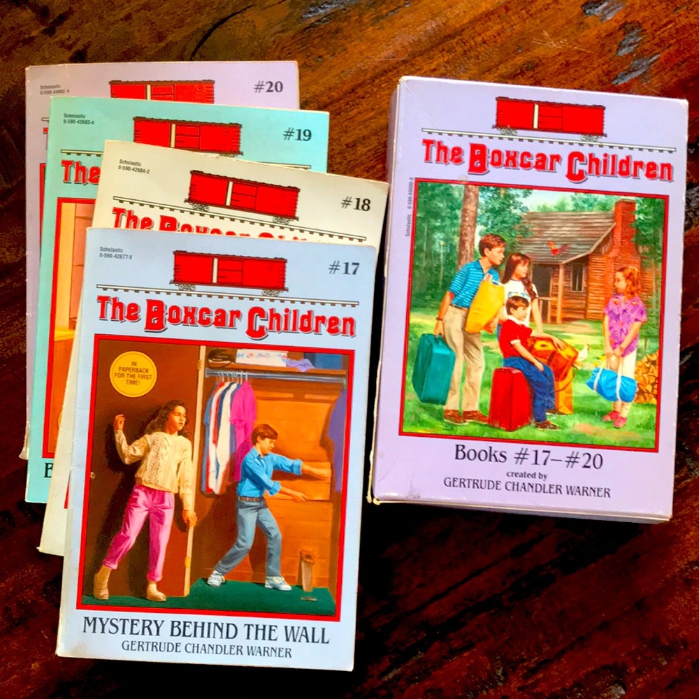 Vintage Set The Boxcar Children Books 17 - 20